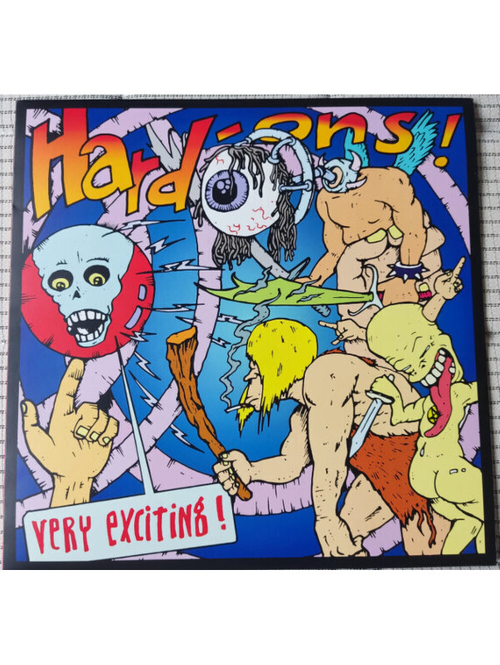 HARD ONS - VERY EXCITING! LP RED VINYL RECORD pop punk melodic punk aussie punk